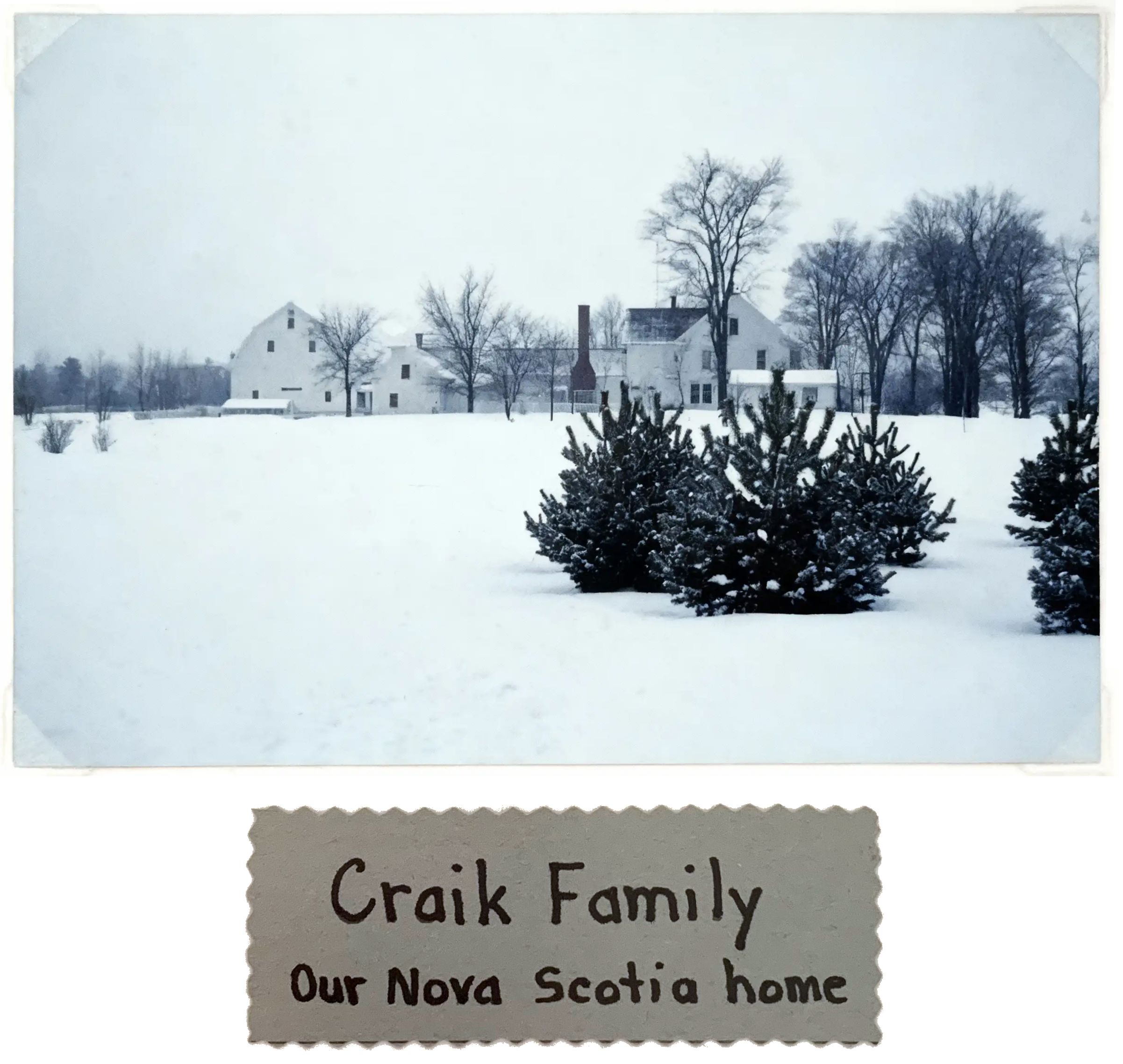 Palmeter's Country Home - Nova Scotia Craik Family - Copyright &copy; Ross Craik